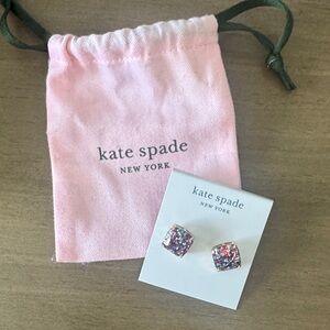 Kate Spade Colorful Glitter Stud Earrings